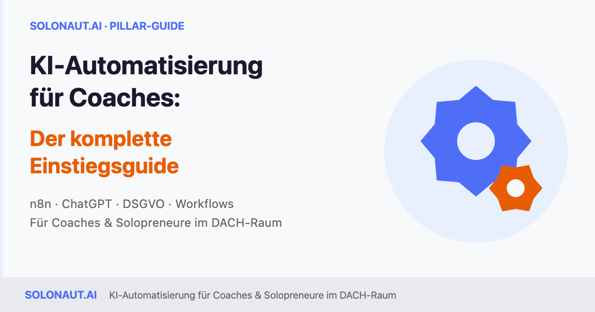 KI-Automatisierung für Coaches – Kompletter Einstiegsguide