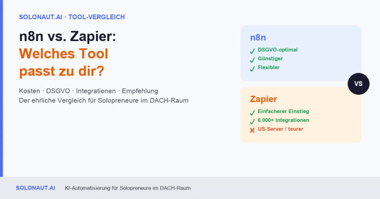n8n vs. Zapier: Welches Tool passt zu dir?