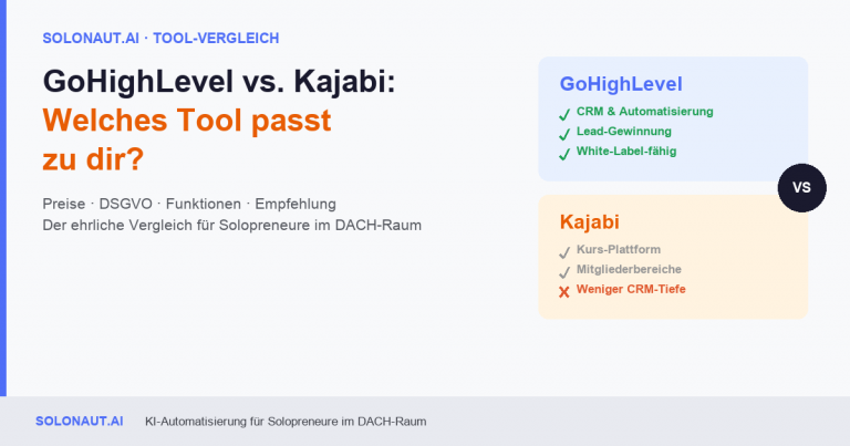 GoHighLevel vs. Kajabi: Welches Tool passt zu dir?