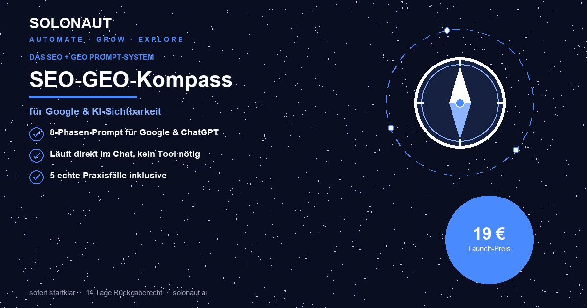 SEO-GEO-Kompass