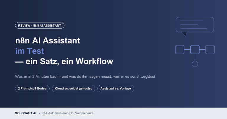 n8n AI Assistant im Test