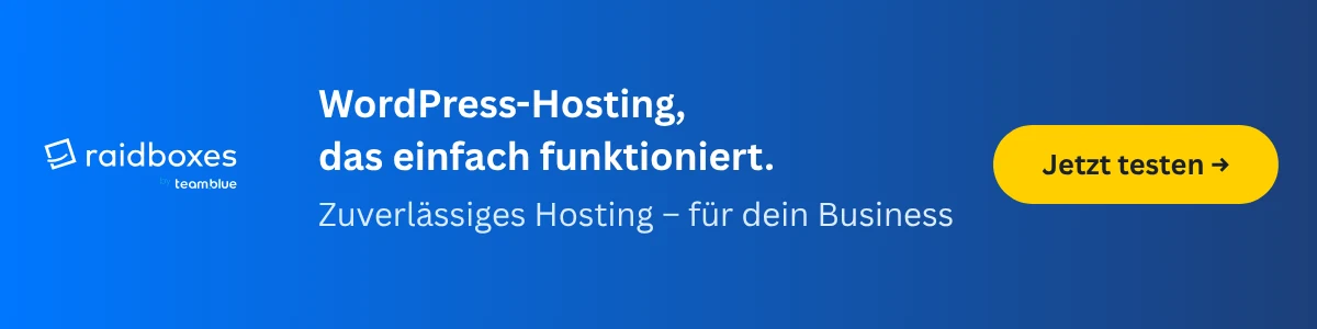 Raidboxes – Managed WordPress Hosting