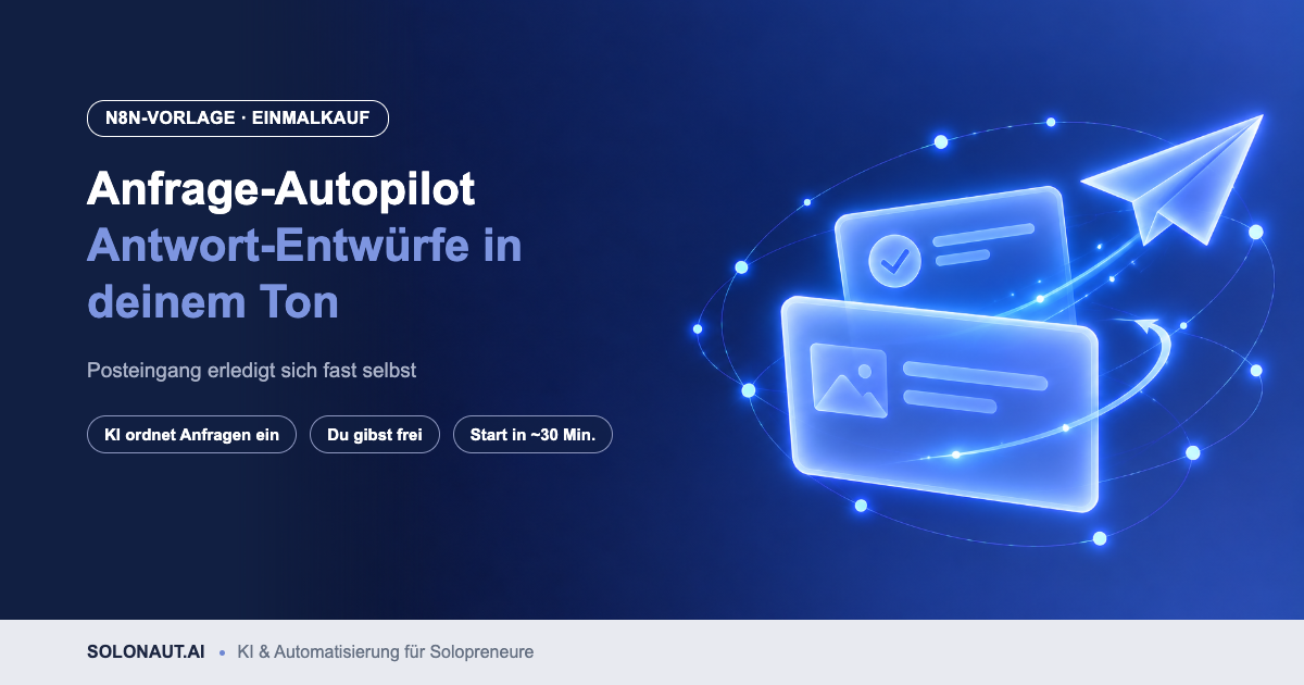 Anfrage-Autopilot: n8n-Vorlage für automatische Kundenanfragen