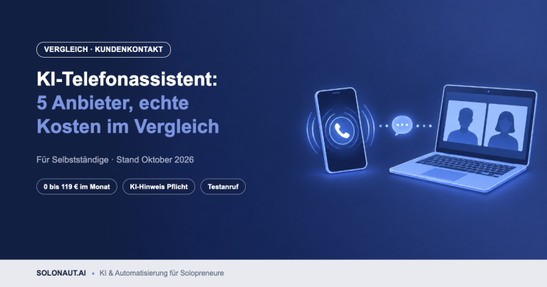 KI Telefonassistent nimmt den Anruf an, während du im Videocall sitzt: klingelndes Handy neben einem Laptop