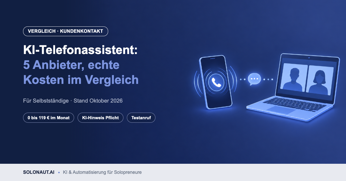 KI Telefonassistent nimmt den Anruf an, während du im Videocall sitzt: klingelndes Handy neben einem Laptop