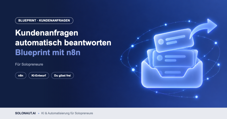 Kundenanfragen automatisch beantworten: leuchtender Posteingang