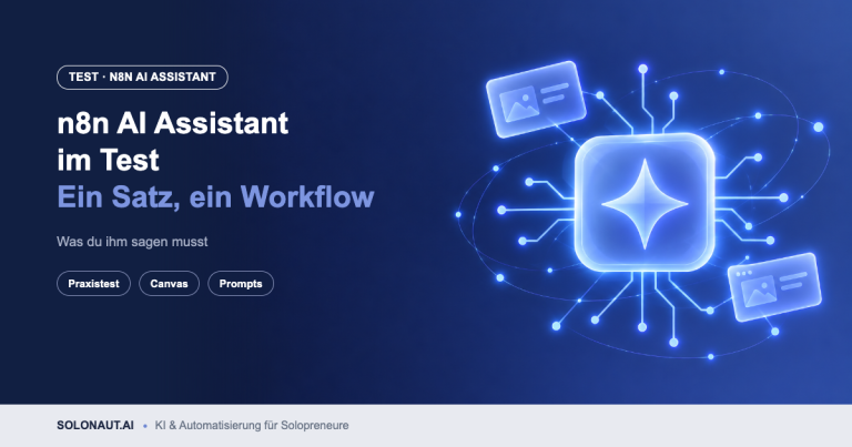 n8n AI Assistant im Test: leuchtender KI-Chip